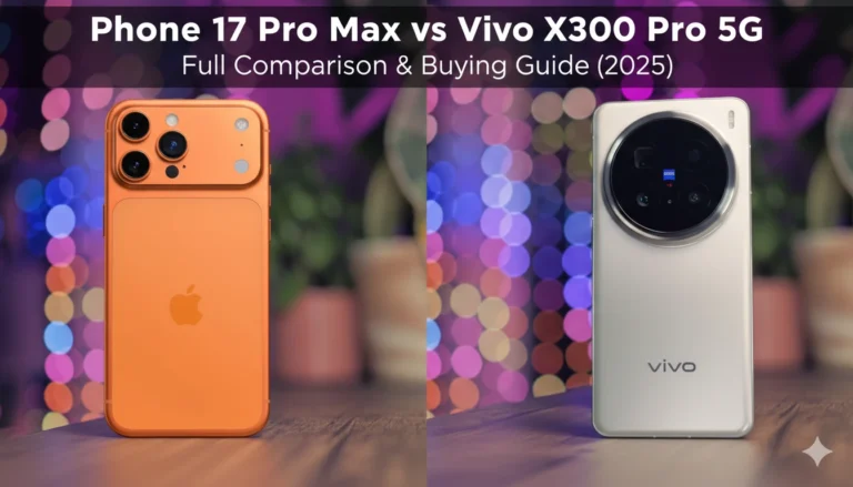 Phone 17 Pro Max 5G vs Vivo X300 Pro 5G